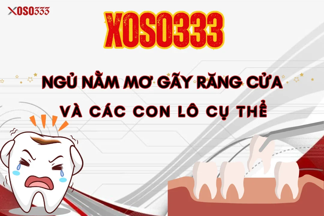 Ngủ Nằm Mơ Gãy Răng Cửa Điềm Gì? Con Lô Cụ Thể Xoso333 3 Ngủ Nằm Mơ Gãy Răng Cửa Điềm Gì? Con Lô Cụ Thể Xoso333